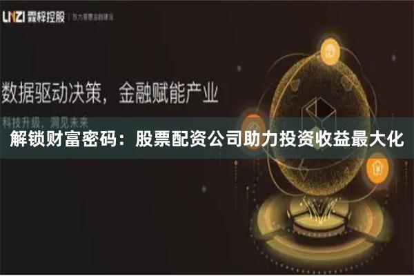 解锁财富密码：股票配资公司助力投资收益最大化
